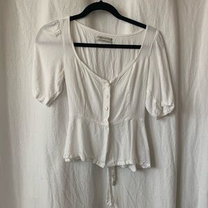 Urban Outfitters White Blouse